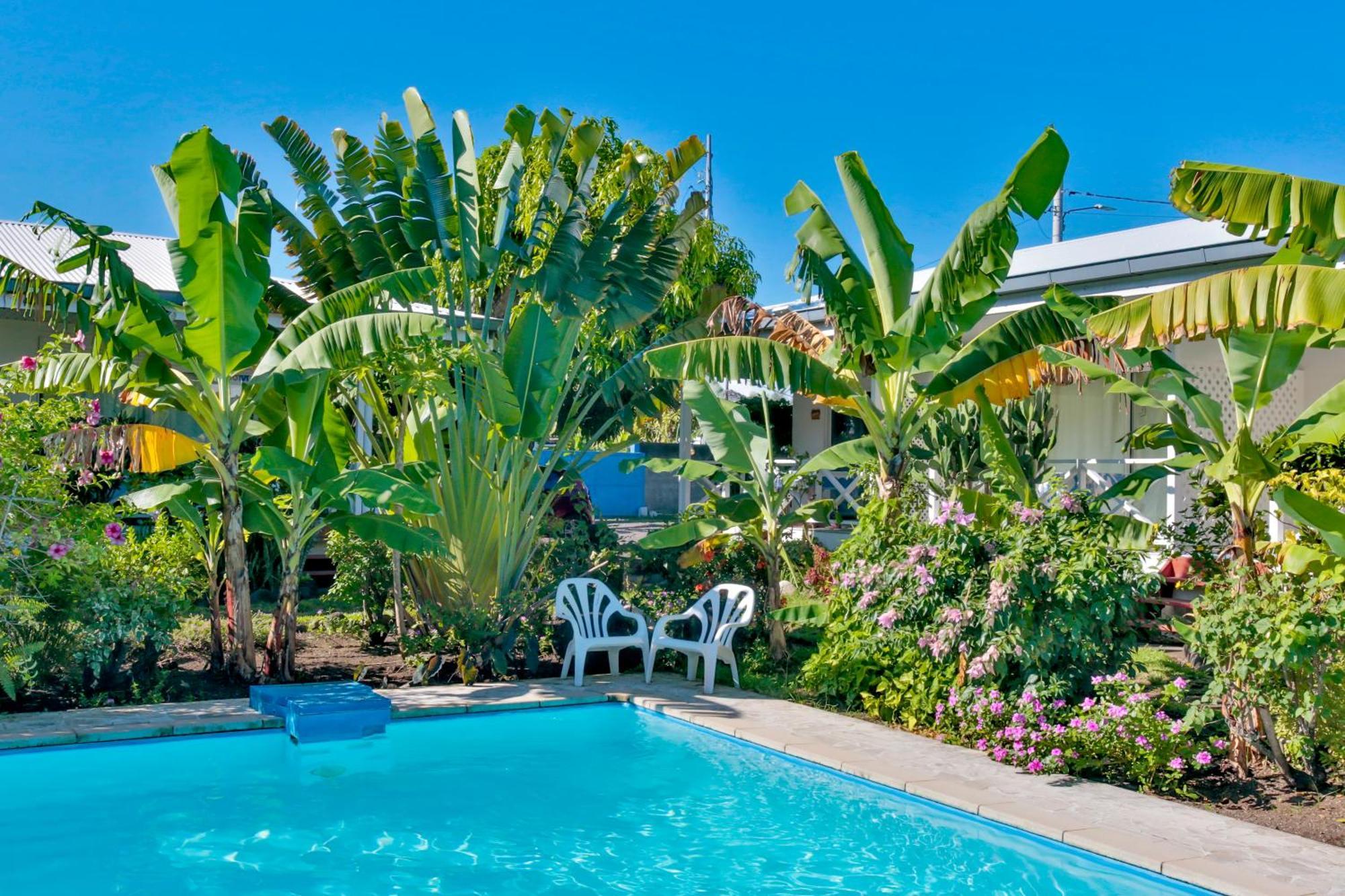Pension De La Plage Punaauia  Exteriör bild